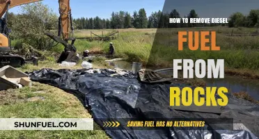 Cleaning Rocks: Removing Diesel Fuel