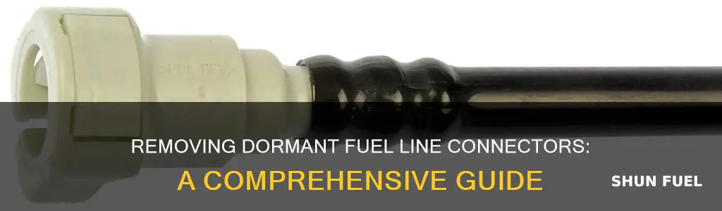 how to remove dorman fuel line connectors