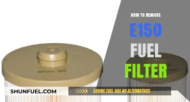 Removing E150 Fuel Filter: A Step-by-Step Guide