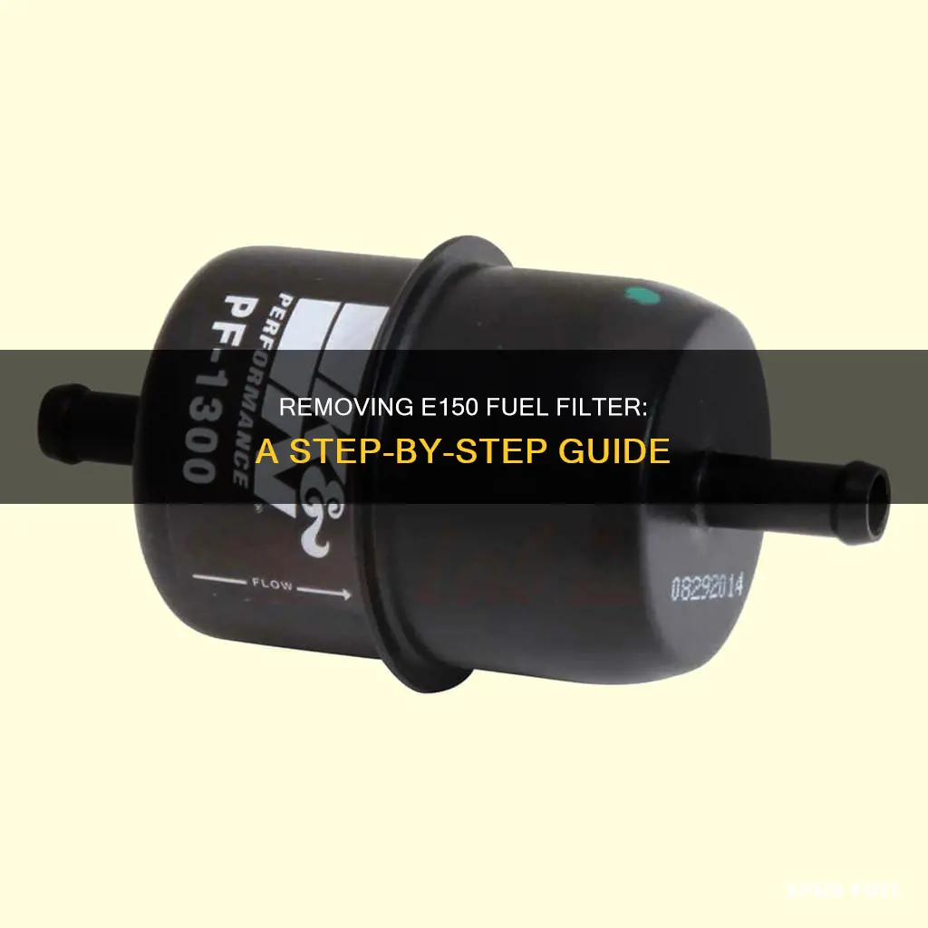 how to remove e150 fuel filter