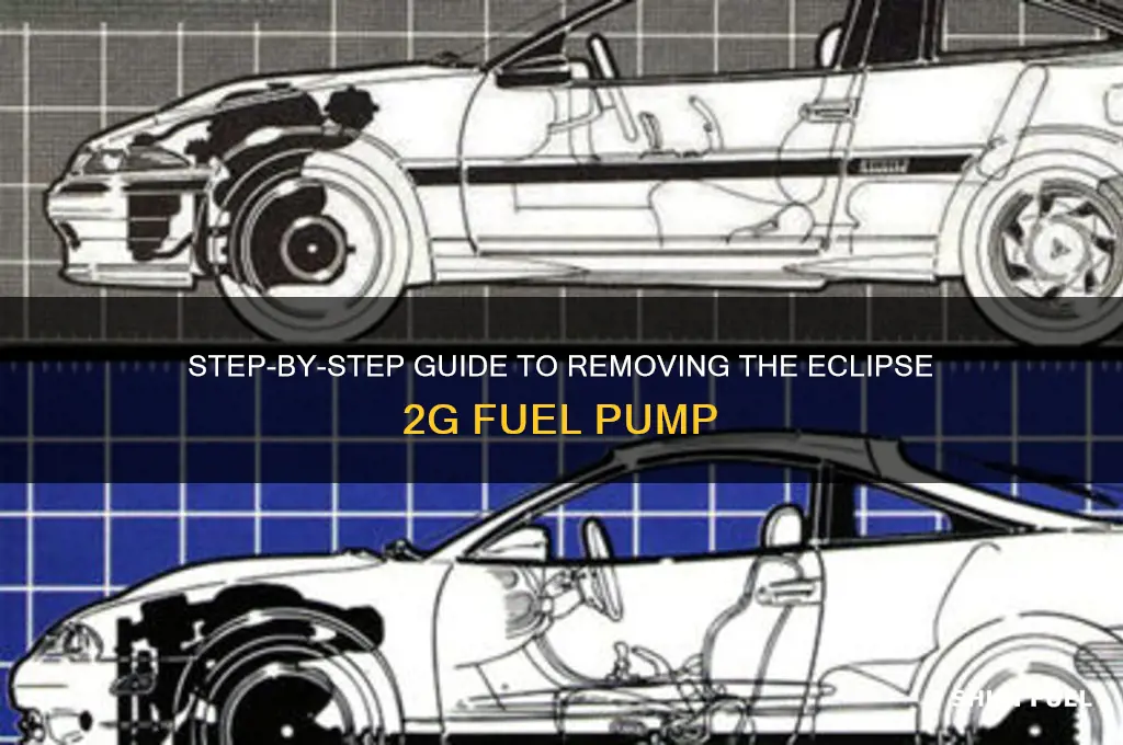 how to remove eclipse 2g fuel pump