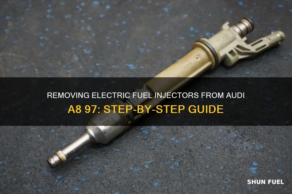 how to remove electric fuel injectors audi a8 97