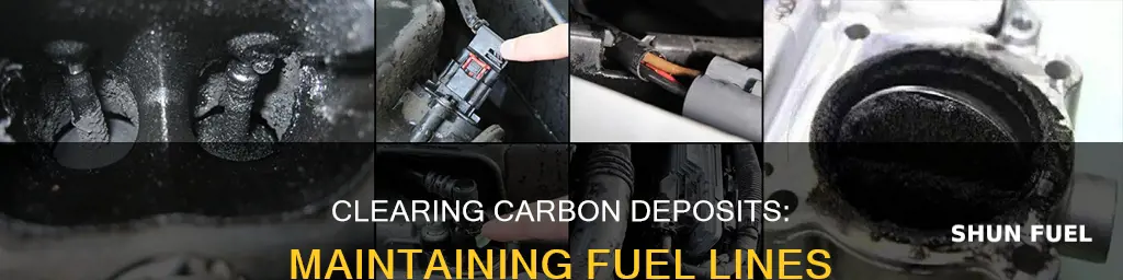 how to remove excess carbon from fuel lines