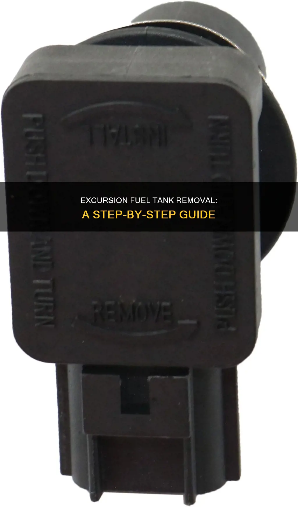 how to remove excursion fuel tank