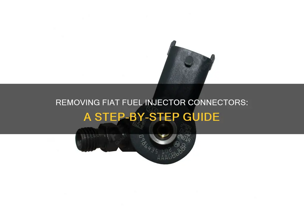 how to remove fiat fuel injector connector