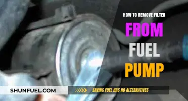 Removing Fuel Pump Filters: A Step-by-Step Guide
