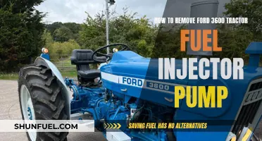Removing Fuel Injector Pump from Ford 3600 Tractor