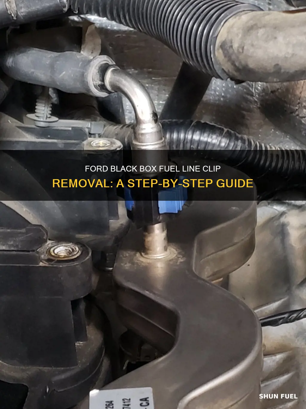 how to remove ford black box fuel line clips