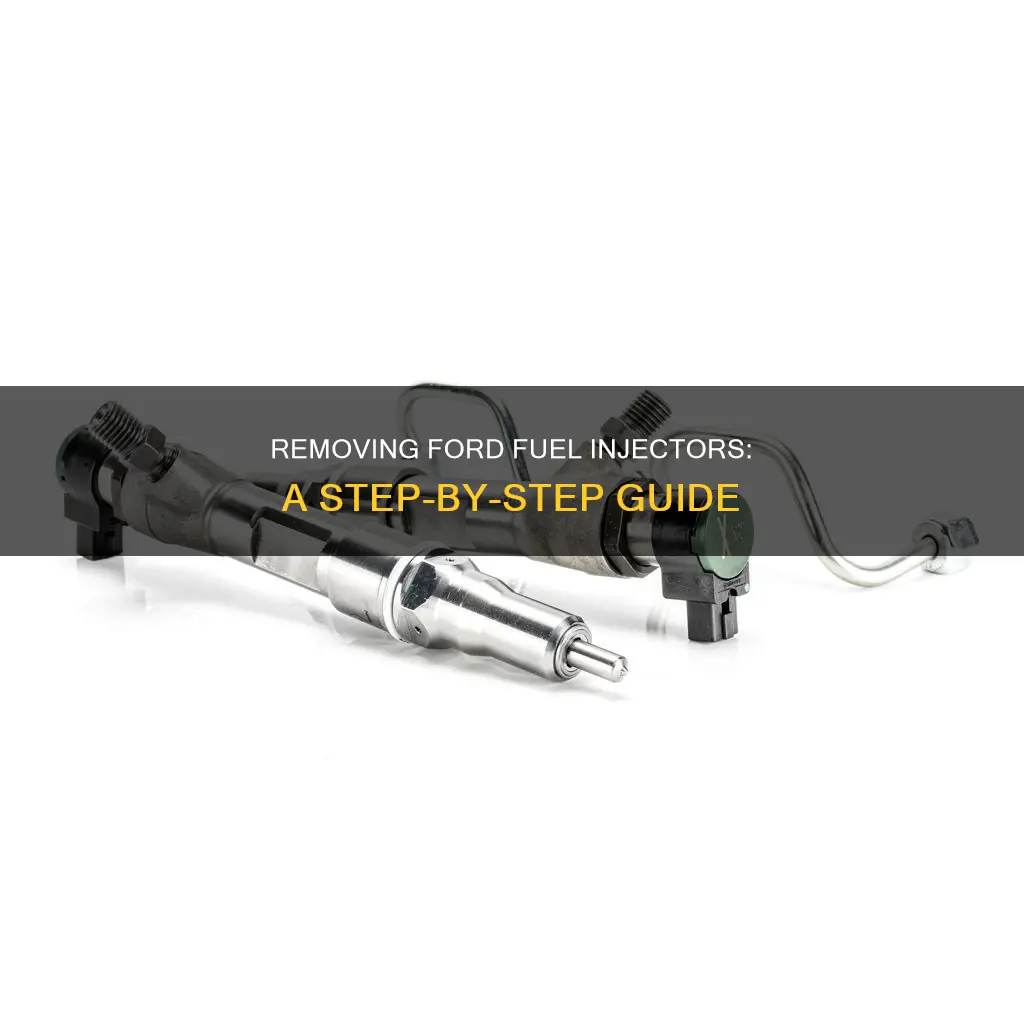 how to remove ford fuel injectors