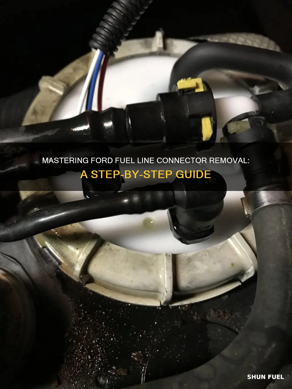 how to remove ford fuel line connectors