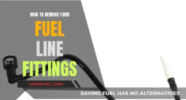 Removing Ford Fuel Line Fittings: A Step-by-Step Guide