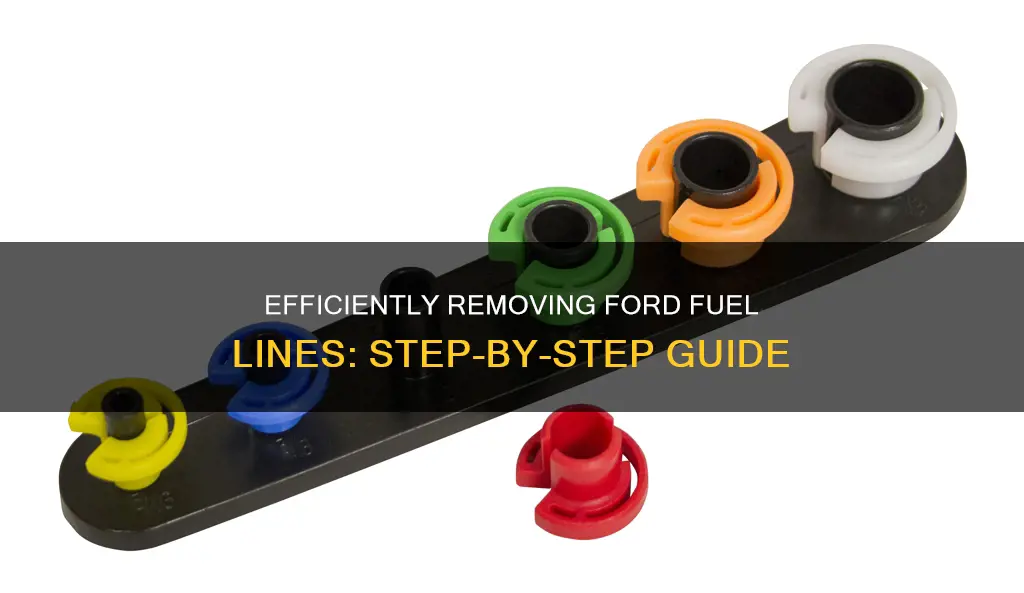 how to remove ford fuel line size