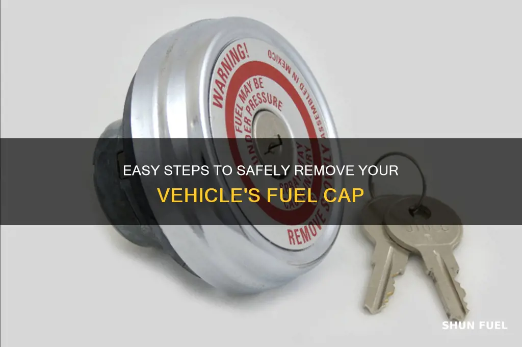 how to remove fuel cap
