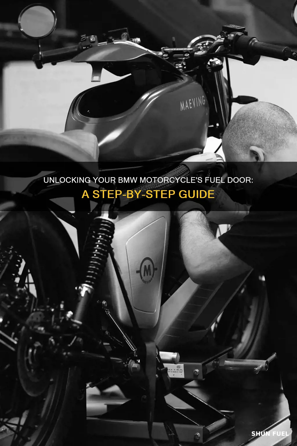 how to remove fuel door in bmw motorcycle gas tank