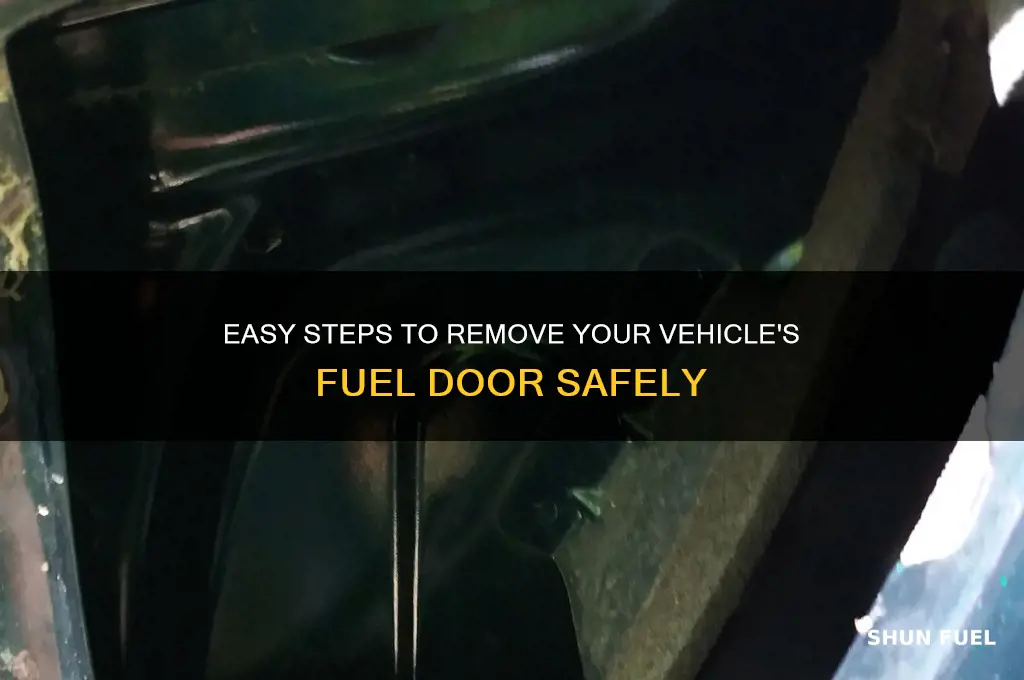 how to remove fuel door