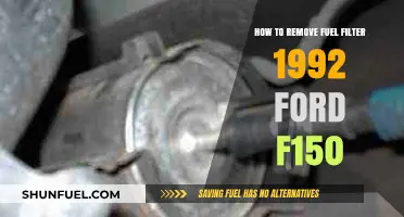 Removing Fuel Filter: 1992 Ford F150 Guide