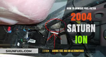 Removing Fuel Filter in Saturn Ion: Step-by-Step Guide