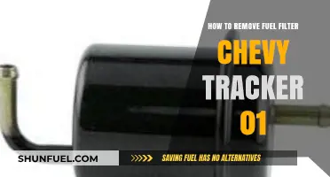 Changing Fuel Filter: 01 Chevy Tracker Guide