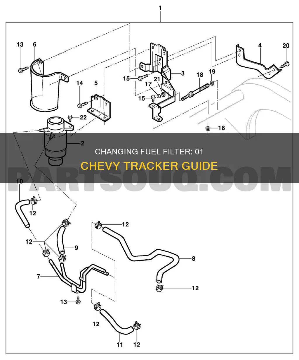 how to remove fuel filter chevy tracker 01