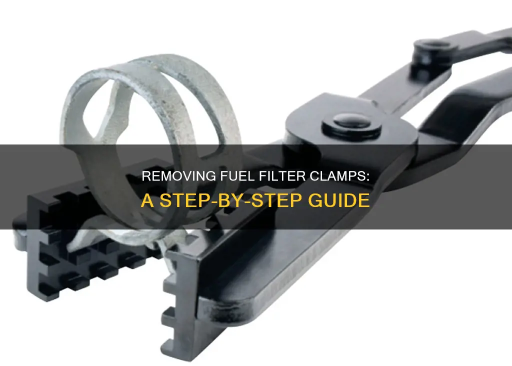 how to remove fuel filter clamps