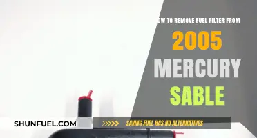 Replacing Fuel Filter: 2005 Mercury Sable Guide