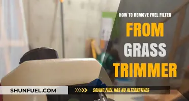 Grass Trimmer Maintenance: Removing the Fuel Filter