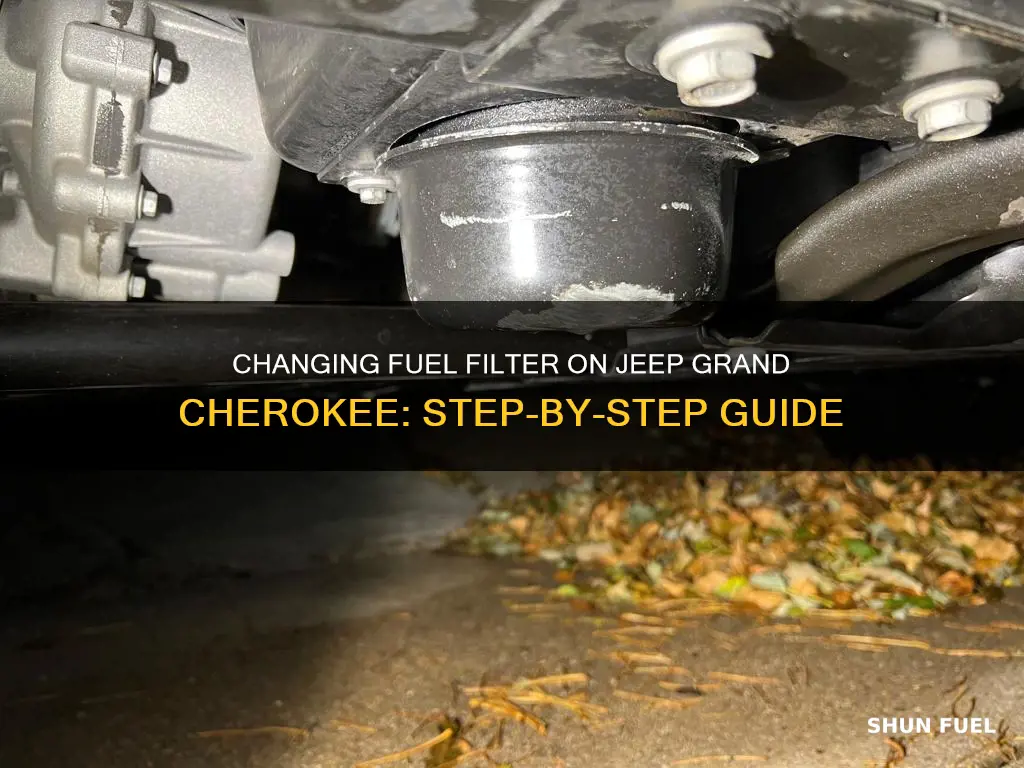 how to remove fuel filter on 2000 jeep grand cherokee