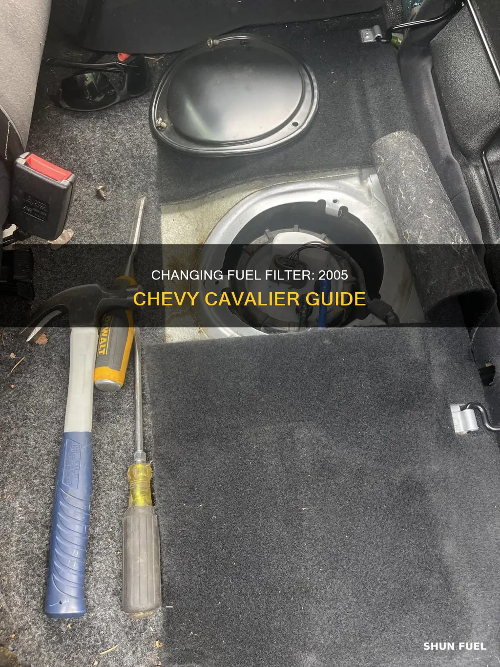 how to remove fuel filter on 2005 chevy cavalier