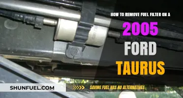Changing the Fuel Filter on a 2005 Ford Taurus
