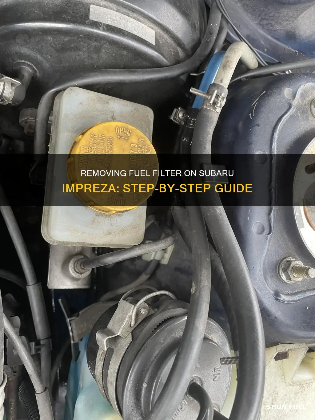 how to remove fuel filter on subaru impreza