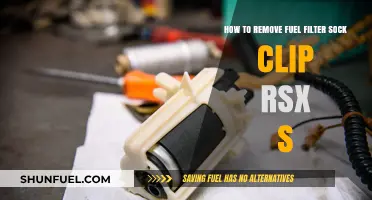 Removing Fuel Filter Sock Clip from RSX S