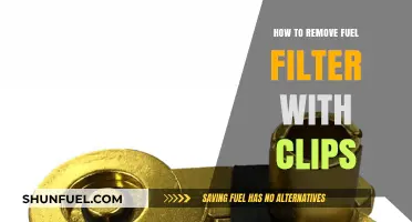Removing Fuel Filter: Easy Clip-Out Process