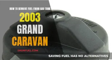 Draining Fuel from a 2003 Grand Caravan
