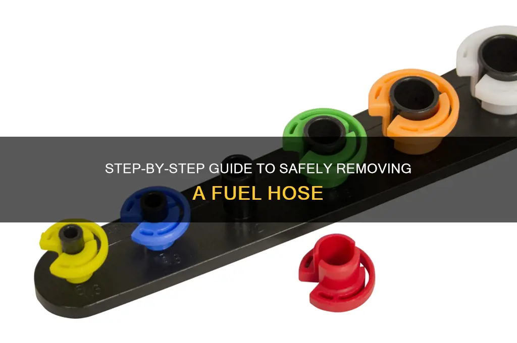 how to remove fuel hose