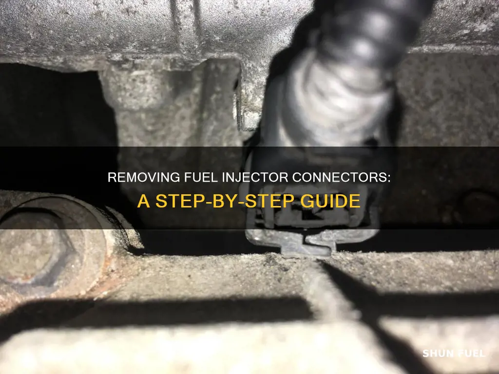 how to remove fuel injector connector