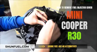Removing Fuel Injector Cover in Mini Cooper R30