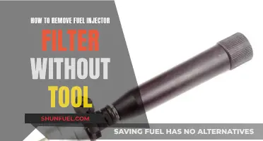 Removing Fuel Injector Filters: DIY Without Tools