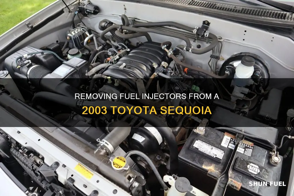 how to remove fuel injector from 2003 toyota sequoia