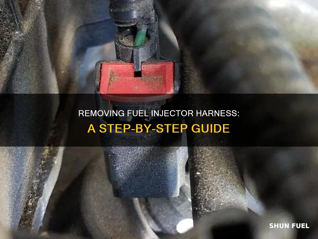 how to remove fuel injector harness