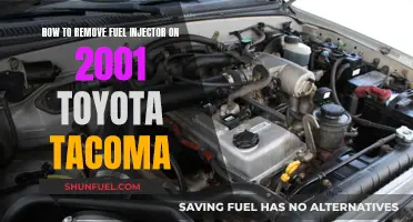Removing Fuel Injectors: 2001 Toyota Tacoma Guide