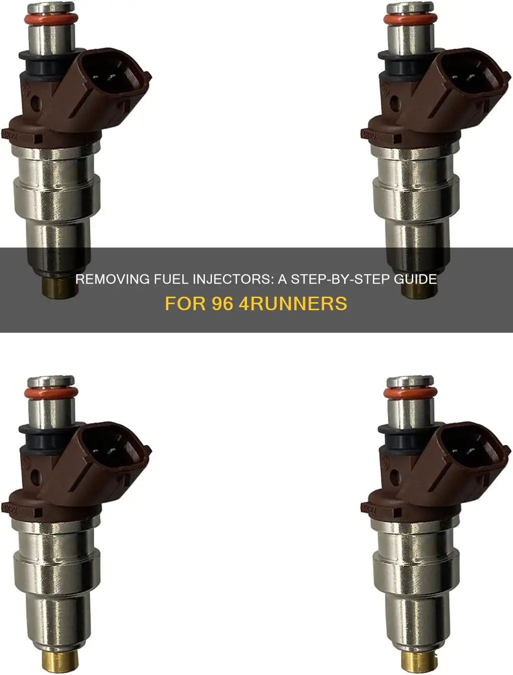 how to remove fuel injector on 96 4runner