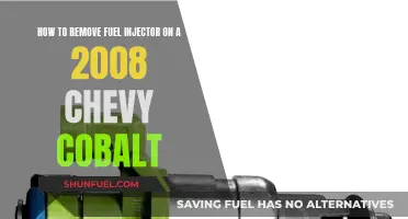 Removing Fuel Injectors: 2008 Chevy Cobalt Guide
