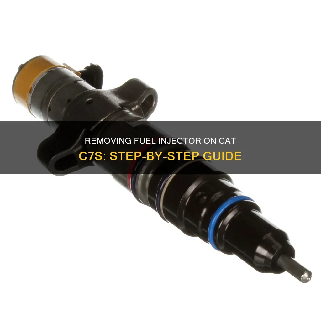 how to remove fuel injector on cat c7s