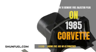 Removing Fuel Injector Plugs: 1985 Corvette Guide