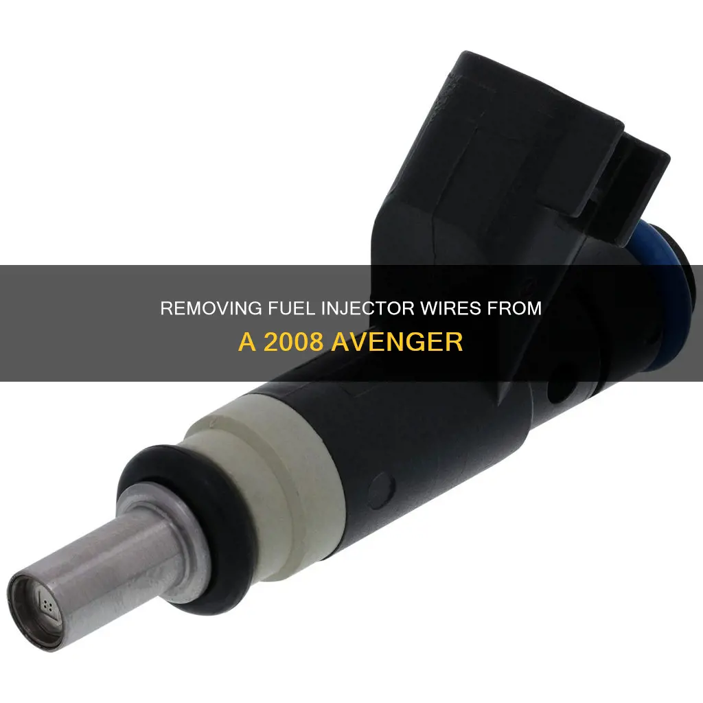 how to remove fuel injector wire 2008 avenger