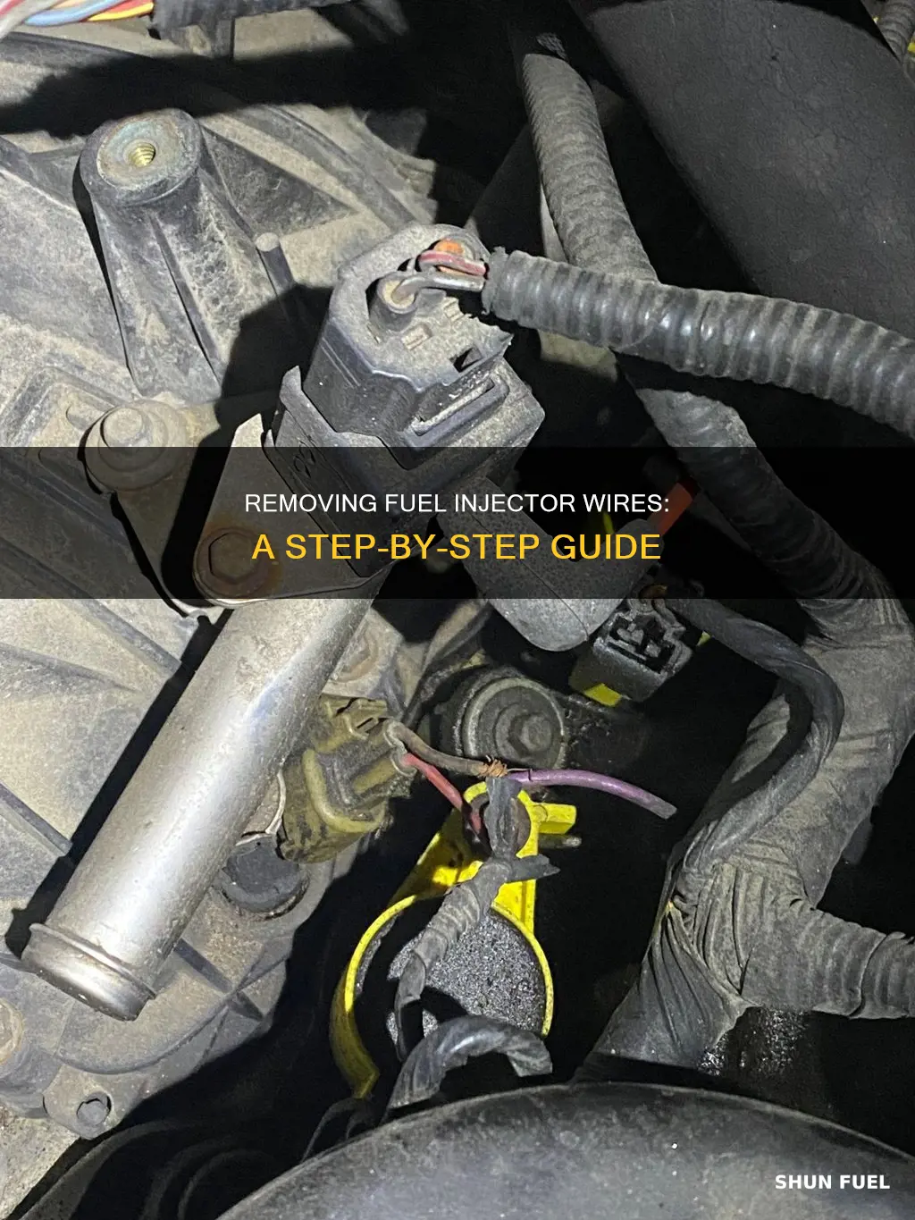 how to remove fuel injector wire