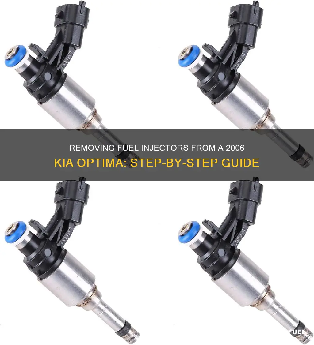 how to remove fuel injectors 06 kia optima