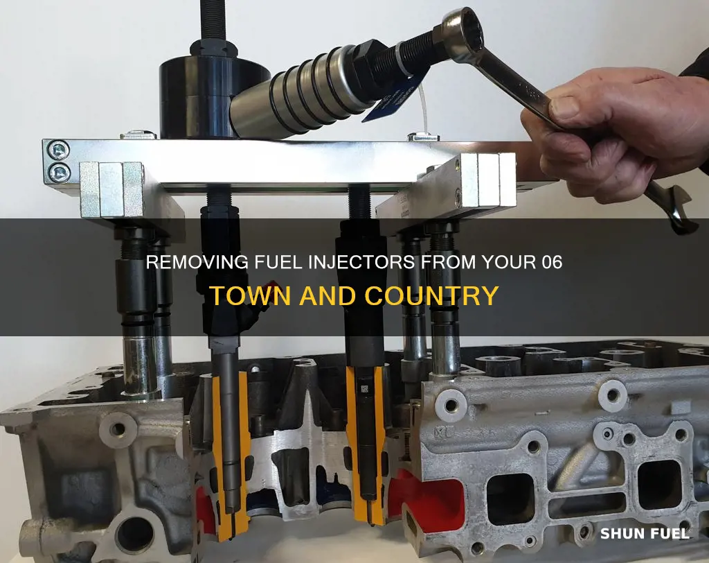 how to remove fuel injectors 06 town and country