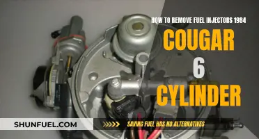 Removing Fuel Injectors from a 1984 Cougar 6-Cylinder Engine