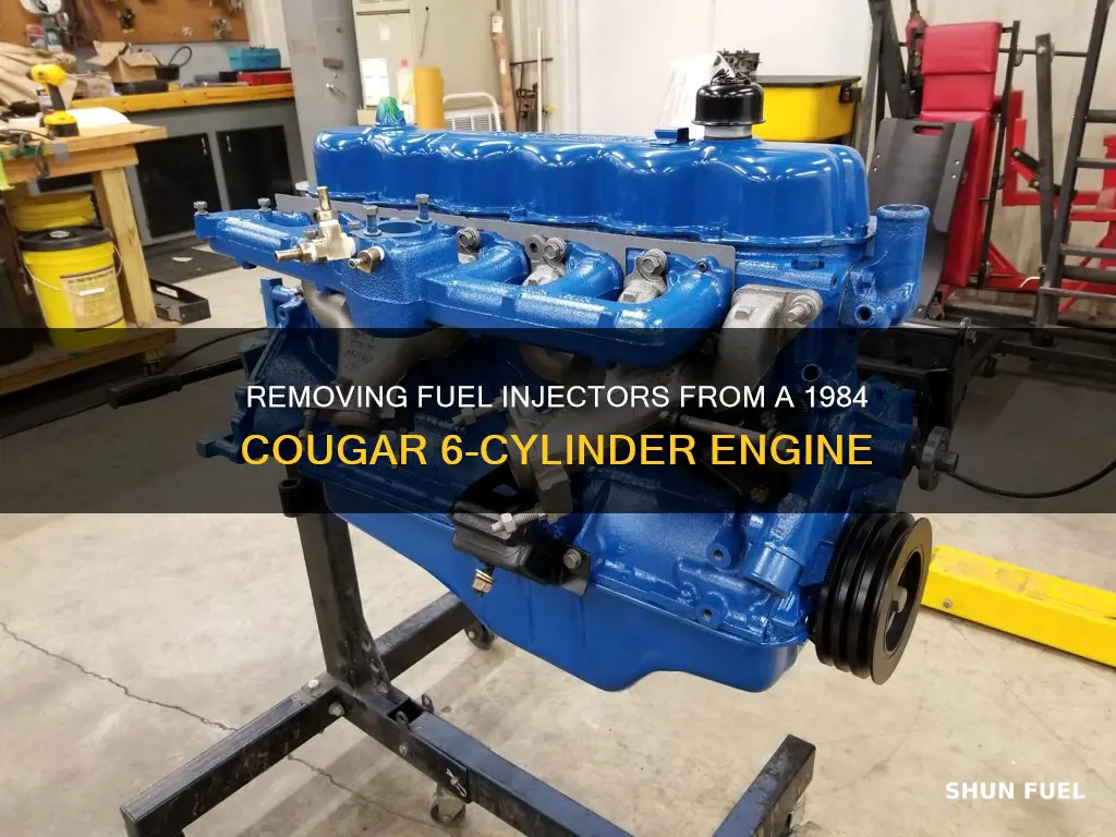 how to remove fuel injectors 1984 cougar 6 cylinder